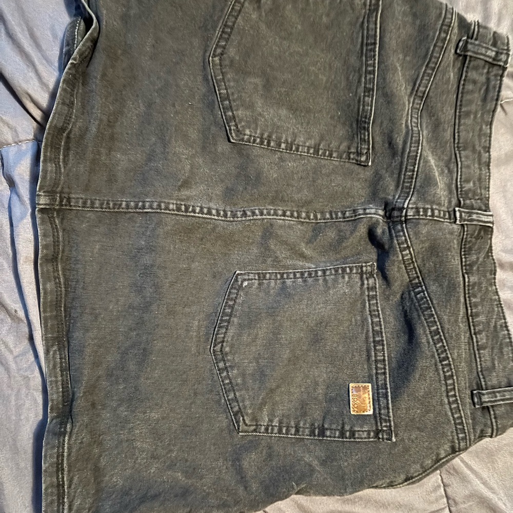 Women Black Denim skirt
